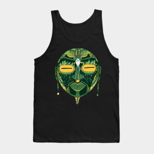 Forrest Green African Mask 2 Tank Top